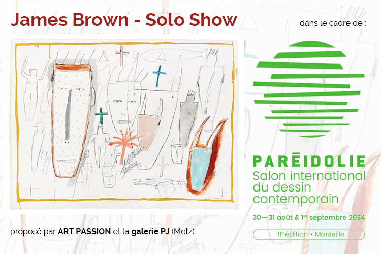 James Brown au Salon international du dessin contemporain de Marseille - Paréidolie